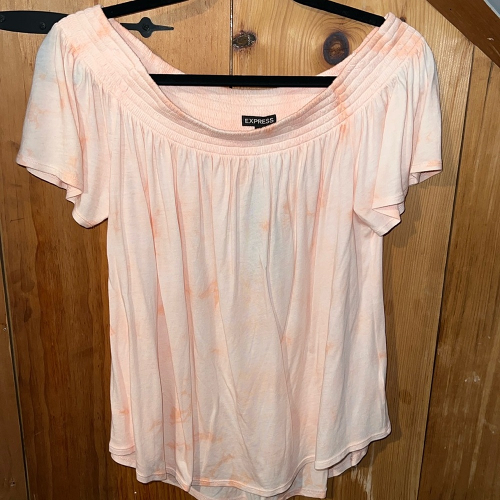 Express off shoulder top